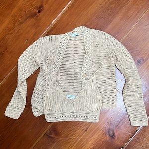 Crochet Sweater / Bralette Set